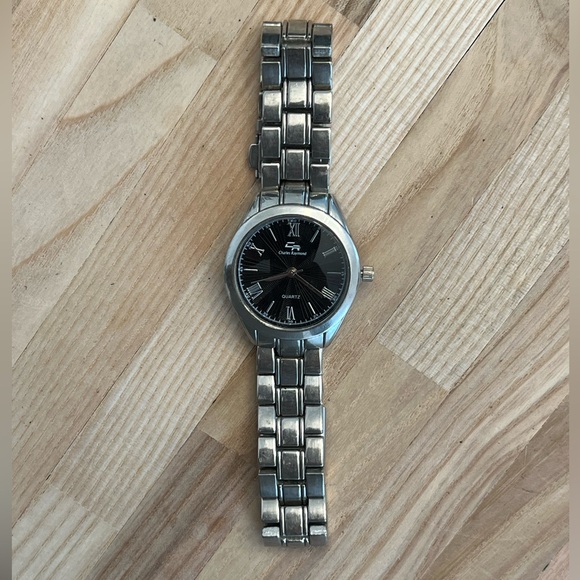 Charles Raymond Men’s Watch Stainless Bracelet Black Dial - Picture 4 of 9